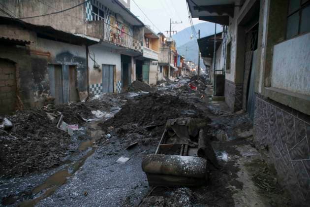 October 20, 2025, Mexico City, Mexico City, Mexico: Damage caused by Hurricane Priscila in the municipality of Huehuetla in the OtomoÂ­ Tepehua mountain range, one of the most affected municipalities in the state of Hidalgo, due to its proximity to the Pantepec River, houses completely filled with mud and cars buried. Mexico City Mexico - ZUMAs310 20251020_zip_s310_010 Copyright: xLuisxExSalgadox