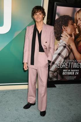 LOS ANGELES, CA - OCTOBER 20: Mason Thames at Paramount Pictures Los Angeles premiere of Regretting You at the Paramount Theater in Los Angeles, California on October 20, 2025. Copyright: xJeffreyxMayerx