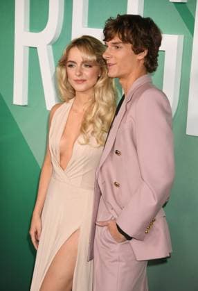 LOS ANGELES, CA - OCTOBER 20: McKenna Grace and Mason Thames at Paramount Pictures Los Angeles premiere of Regretting You at the Paramount Theater in Los Angeles, California on October 20, 2025. Copyright: xJeffreyxMayerx