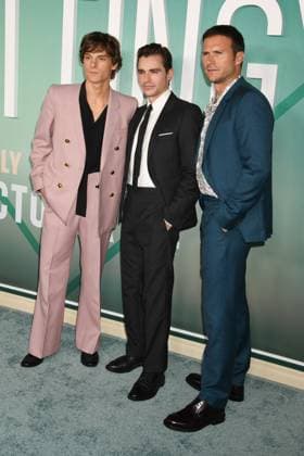 LOS ANGELES, CA - OCTOBER 20: Mason Thames, Dave Franco and Scott Eastwood at Paramount Pictures Los Angeles premiere of Regretting You at the Paramount Theater in Los Angeles, California on October 20, 2025. Copyright: xJeffreyxMayerx