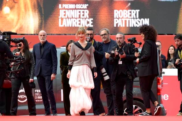 Jennifer Lawrence at the premiere of the feature film Die My Love at the 20th International Film Festival of Rome Festa del Cinema di Roma 2025 at the Auditorium Parco della Musica Rome, 20 10 2025 Foto:xA.xM.xTinghinox xFuturexImagex lawrence_5001