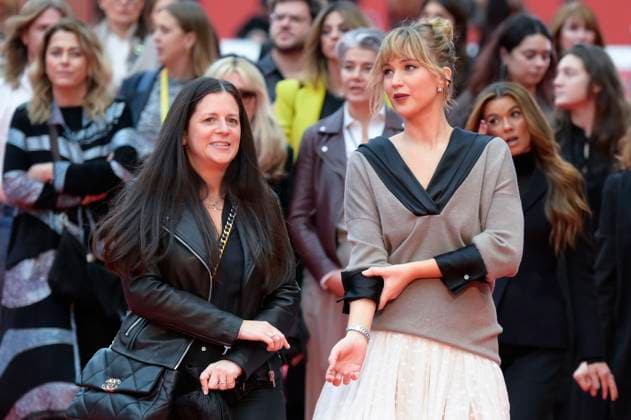 Jennifer Lawrence at the premiere of the feature film Die My Love at the 20th International Film Festival of Rome Festa del Cinema di Roma 2025 at the Auditorium Parco della Musica Rome, 20 10 2025 Foto:xA.xM.xTinghinox xFuturexImagex lawrence_5013