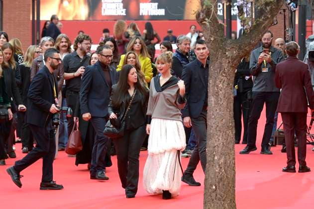 Jennifer Lawrence at the premiere of the feature film Die My Love at the 20th International Film Festival of Rome Festa del Cinema di Roma 2025 at the Auditorium Parco della Musica Rome, 20 10 2025 Foto:xA.xM.xTinghinox xFuturexImagex lawrence_5014