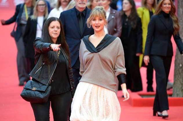 Jennifer Lawrence at the premiere of the feature film Die My Love at the 20th International Film Festival of Rome Festa del Cinema di Roma 2025 at the Auditorium Parco della Musica Rome, 20 10 2025 Foto:xA.xM.xTinghinox xFuturexImagex lawrence_5015