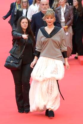 Jennifer Lawrence at the premiere of the feature film Die My Love at the 20th International Film Festival of Rome Festa del Cinema di Roma 2025 at the Auditorium Parco della Musica Rome, 20 10 2025 Foto:xA.xM.xTinghinox xFuturexImagex lawrence_5018