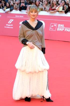 Jennifer Lawrence at the premiere of the feature film Die My Love at the 20th International Film Festival of Rome Festa del Cinema di Roma 2025 at the Auditorium Parco della Musica Rome, 20 10 2025 Foto:xA.xM.xTinghinox xFuturexImagex lawrence_5037