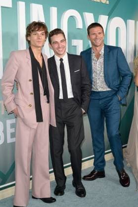 Regretting You Premiere - Los Angeles, USA LOS ANGELES, USA. October 20, 2025: Mason Thames, Dave Franco & Scott Eastwood at the premiere for Regretting You at the Paramount Theatre. Los Angeles CA USA  Copyright: xPaulxSmith Featureflashx