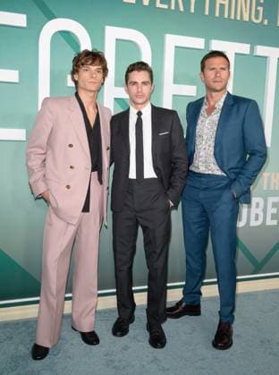 Regretting You Premiere - Los Angeles, USA LOS ANGELES, USA. October 20, 2025: Mason Thames, Dave Franco & Scott Eastwood at the premiere for Regretting You at the Paramount Theatre. Los Angeles CA USA  Copyright: xPaulxSmith Featureflashx