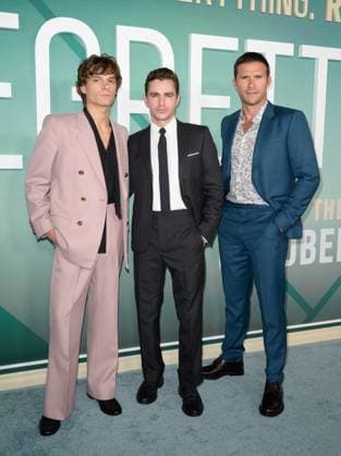 Regretting You Premiere - Los Angeles, USA LOS ANGELES, USA. October 20, 2025: Mason Thames, Dave Franco & Scott Eastwood at the premiere for Regretting You at the Paramount Theatre. Los Angeles CA USA  Copyright: xPaulxSmith Featureflashx