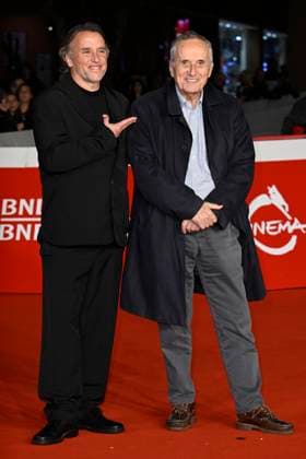 20th Edition of Rome Film Fest Red Carpet of the movie -Nouvelle Vague- Auditorium Parco della Musica - Rome, Italy Richard Linklater;Marco Bellocchio 20th Edition of Rome Film Fest Red Carpet of the movie -Nouvelle Vague- Auditorium Parco della Musica - Rome, Italy 20th October 2025  Copyright: xMAXxMONTINGELLI SGPx