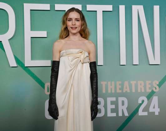 Cast member Willa Fitzgerald attends the premiere of the motion picture romantic drama Regretting You at Paramount Studios in Los Angeles on Monday, October 20, 2025. Storyline: Centers on the strained relationship between young mother Morgan Grant and her teenage daughter Clara, exacerbated by Morgan s husband Chris s tragic death, forcing them to navigate life s challenges together.  LAP2025102035 JIMxRUYMEN