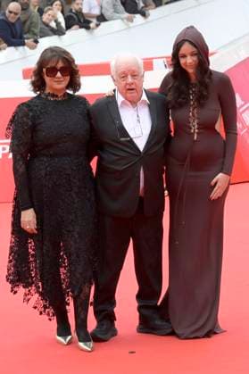 Zahara Moufid, Jim Sheridan and Amira Clodagh Sheridan at the premiere of the feature film Re creation at the 20th International Film Festival of Rome Festa del Cinema di Roma 2025 at the Auditorium Parco della Musica Rome, 20 10 2025 Foto:xA.xM.xTinghinox xFuturexImagex recreation_5030