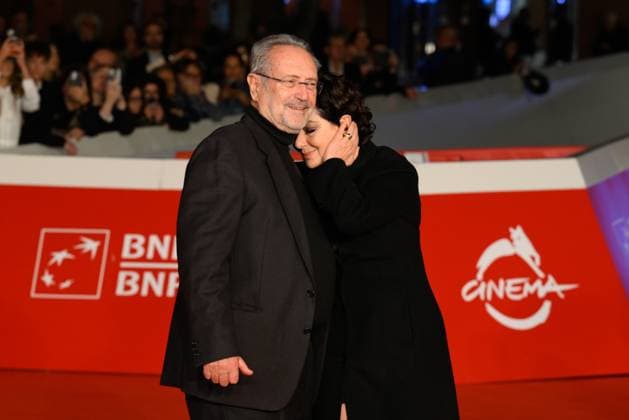 News - Rome Film Festival 2025 Roberto Zaccaria and Monica Guerritore attend the red carpet of the movie Anna  during the 20th Rome Film Fest at Auditorium Parco della Musica on October 20, 2025 in Rome, Italy. Rome Auditorium Parco della Musica Italy Copyright: xFabrizioxCorradettix xLiveMediax LPN_2093295