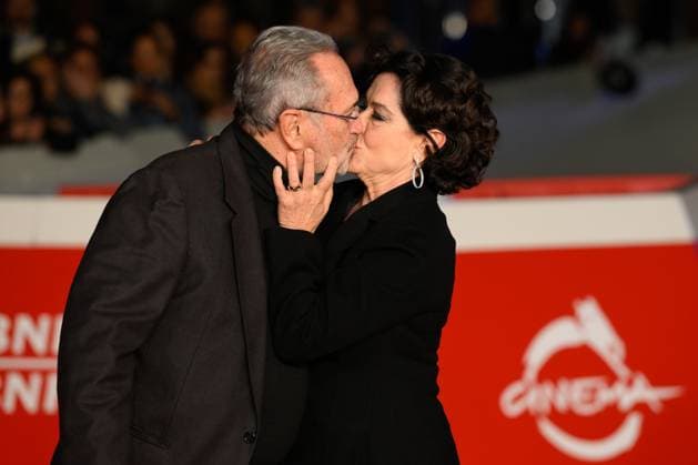 News - Rome Film Festival 2025 Roberto Zaccaria and Monica Guerritore attend the red carpet of the movie Anna  during the 20th Rome Film Fest at Auditorium Parco della Musica on October 20, 2025 in Rome, Italy. Rome Auditorium Parco della Musica Italy Copyright: xFabrizioxCorradettix xLiveMediax LPN_2093297