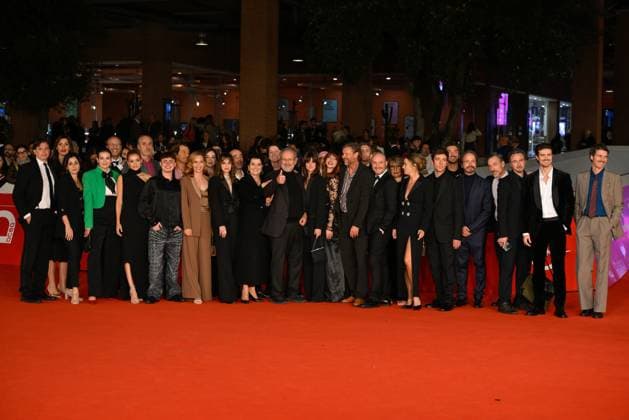 News - Rome Film Festival 2025 Cast and crew of the movie attend the red carpet of the movie Anna  during the 20th Rome Film Fest at Auditorium Parco della Musica on October 20, 2025 in Rome, Italy. Rome Auditorium Parco della Musica Italy Copyright: xFabrizioxCorradettix xLiveMediax LPN_2093302