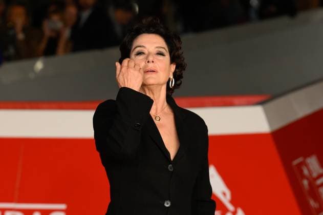 News - Rome Film Festival 2025 Monica Guerritore attends the red carpet of the movie Anna  during the 20th Rome Film Fest at Auditorium Parco della Musica on October 20, 2025 in Rome, Italy. Rome Auditorium Parco della Musica Italy Copyright: xFabrizioxCorradettix xLiveMediax LPN_2093359