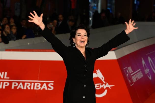 News - Rome Film Festival 2025 Monica Guerritore attends the red carpet of the movie Anna  during the 20th Rome Film Fest at Auditorium Parco della Musica on October 20, 2025 in Rome, Italy. Rome Auditorium Parco della Musica Italy Copyright: xFabrizioxCorradettix xLiveMediax LPN_2093365