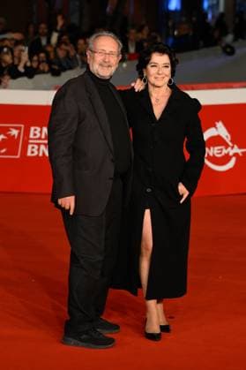 News - Rome Film Festival 2025 Roberto Zaccaria and Monica Guerritore attend the red carpet of the movie Anna  during the 20th Rome Film Fest at Auditorium Parco della Musica on October 20, 2025 in Rome, Italy. Rome Auditorium Parco della Musica Italy Copyright: xFabrizioxCorradettix xLiveMediax LPN_2093376