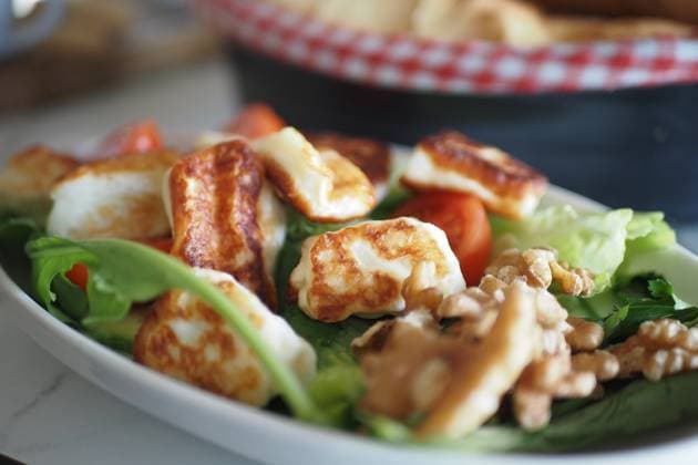 Closeup of serve grilled Halloumi cheese serve grilled Halloumi cheese., 60773740.jpg RECORD DATE NOT STATED