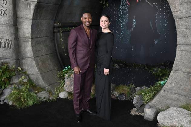 Stephen Rider with wife Eden Rider at the premiere of the HBO series It Welcome to Derry at Warner Bros Studio Gelnnde Burbank, 20 10 2025 Foto:xD.xStarbuckx xFuturexImagex it_5012