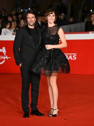 Rome Cinema Fest 2025, evening 7 - World s Best Movie red carpet. Pictured: Diana Del Bufalo with her boyfriend Patrizio  Copyright: xMaurizioxD Avanzox xipa-agency.netx xDxAvanzo Provvisionatox IPA_Agency_IPA66900376