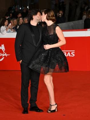 Rome Cinema Fest 2025, evening 7 - World s Best Movie red carpet. Pictured: Diana Del Bufalo with her boyfriend Patrizio  Copyright: xMaurizioxD Avanzox xipa-agency.netx xDxAvanzo Provvisionatox IPA_Agency_IPA66900348