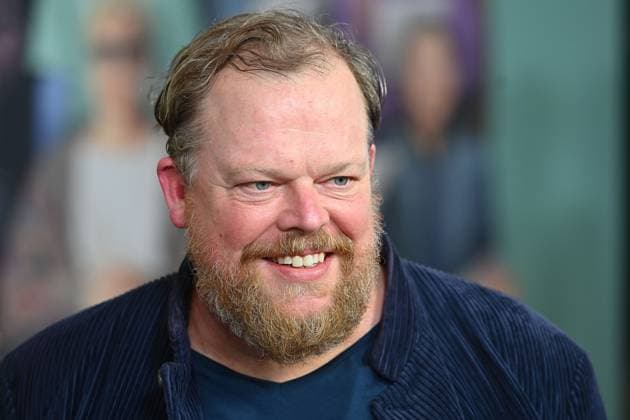 Benrd HUELSCHER actor , single image,cropped single motif,portrait,portrait world premiere of NO HIT WONDER on 21 10 2025 at the Mathaeser cinema in Munich