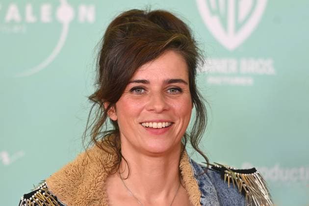 Nora TSCHIRNER actress , single image,cropped single motif,portrait,portrait world premiere of NO HIT WONDER on 21 10 2025 at the Mathaeser cinema in Munich
