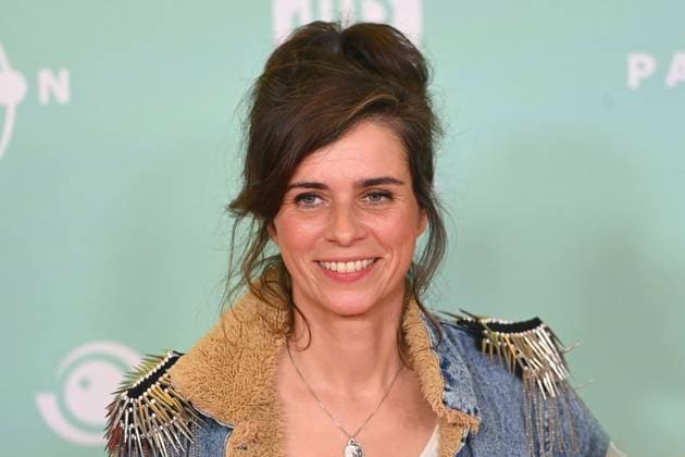 Nora TSCHIRNER actress , single image,cropped single motif,portrait,portrait world premiere of NO HIT WONDER on 21 10 2025 at the Mathaeser cinema in Munich
