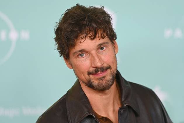 Florian David FITZ actor , single image,cropped single motif,portrait,portrait world premiere of NO HIT WONDER on 21 10 2025 at Mathaeser Kino in Munich