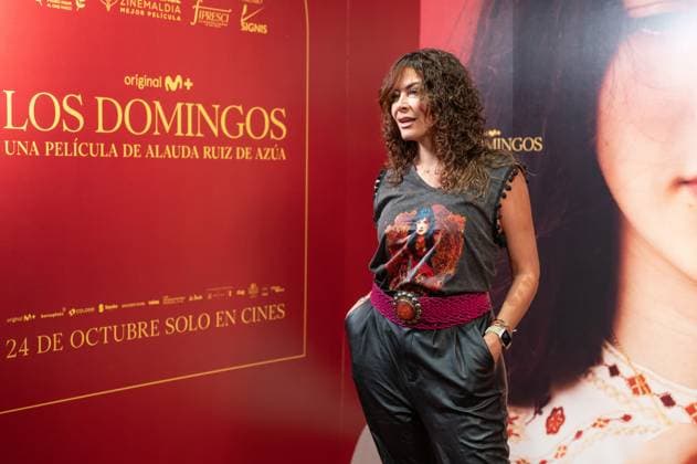 October 21, 2025, Madrid, Spain: Mar Montoro attends the photocall for the premiere of Los Domingos at the Paz cinema in Madrid. Madrid Spain - ZUMAs197 20251021_aaa_s197_117 Copyright: xAtilanoxGarciax