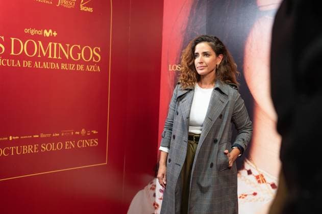 October 21, 2025, Madrid, Spain: Inma Cuesta attends the photocall for the premiere of Los Domingos at the Paz cinema in Madrid. Madrid Spain - ZUMAs197 20251021_aaa_s197_130 Copyright: xAtilanoxGarciax