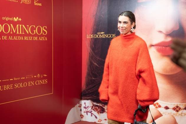 October 21, 2025, Madrid, Spain: Rocio Leon attends the photocall for the premiere of Los Domingos at the Paz cinema in Madrid. Madrid Spain - ZUMAs197 20251021_aaa_s197_133 Copyright: xAtilanoxGarciax