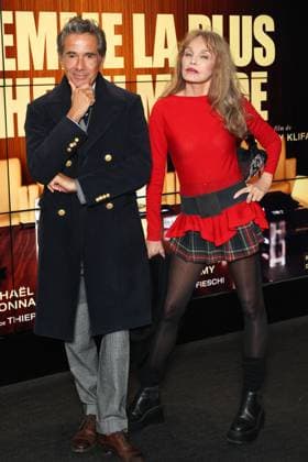 Premiere du film La Femme la plus riche du Monde a Paris La Femme la plus riche du Monde premiere at the UGC Cine Cite Les Halles theatre Celebrities arrive on the red carpet Celebrities arrival on red carpet Avant premiere du film Le Jour J au cinema UGC Cine Cite Les Halles Arrivees des celebrites sur le tapis rouge Vincent Darre et Arielle Dombasle 449905 2025 10 21 Paris France  Copyright: xSebastienxFremontx xStarfacex STAR_449905_044