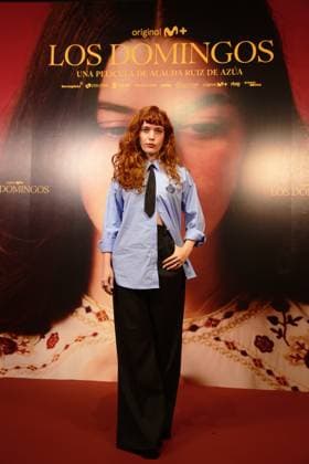 Red carpet of the film Los Domingos at the MK2 Cine Paz in Madrid - 21 Oct 2025 Actress Itsaso Arana attends the red carpet of the film Los Domingos at the MK2 Cine Paz in Madrid. Madrid Spain Copyright: xMarcoxBaradax xSOPAxImagesx MBA_5222