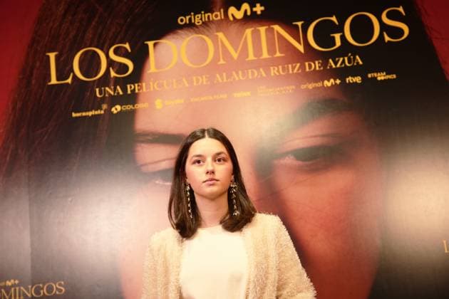 Red carpet of the film Los Domingos at the MK2 Cine Paz in Madrid - 21 Oct 2025 Actress Blanca Soroa attends the red carpet of the film Los Domingos at the MK2 Cine Paz in Madrid. Madrid Spain Copyright: xMarcoxBaradax xSOPAxImagesx MBA_4096