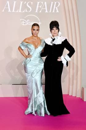 Premiere de la serie All s Fair Disney a Paris Kim Kardashian, Kris Jenner attend the All s Fair Disney Premiere at Maison de La Chimie on October 21, 2025 in Paris 449906 2025 10 21 Paris France  Copyright: xLionelxGuericolasx xStarfacex STAR_449906_222