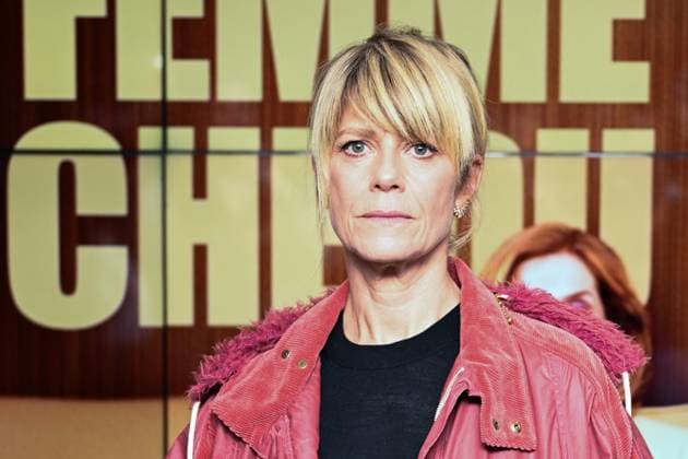La Femme La Plus Riche Du Monde Premiere Marina Fois attending the La Femme La Plus Riche Du Monde Premiere at the UGC Cine Cite Les Halles in Paris, France on October 21, 2025. Photo by Aurore Marechal ABACAPRESS.COM Paris France  Copyright: xMarechalxAurore ABACAx