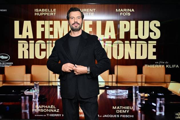 La Femme La Plus Riche Du Monde Premiere Laurent Lafitte attending the La Femme La Plus Riche Du Monde Premiere at the UGC Cine Cite Les Halles in Paris, France on October 21, 2025. Photo by Aurore Marechal ABACAPRESS.COM Paris France  Copyright: xMarechalxAurore ABACAx