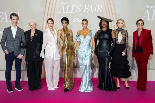 All s Fair Disney+ Paris Serie Premiere NB Craig Erwich, President, Disney Television Group, Glenn Close, Sarah Paulson, Teyana Taylor, Kim Kardashian, Niecy Nash-Betts, Naomi Watts and Hélène Etzi attends the All s Fair Disney+ Serie Premiere at Maison de La Chimie on October 21, 2025 in Paris, France. Photo by Nasser Berzane ABACAPRESS.COM Paris France Copyright: xBerzanexNasser ABACAx