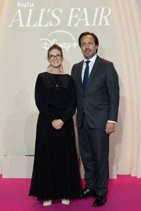 All s Fair Disney+ Paris Serie Premiere NB Aurore Bergé and Grégory Besson-Moreau attends the All s Fair Disney+ Serie Premiere at Maison de La Chimie on October 21, 2025 in Paris, France. Photo by Nasser Berzane ABACAPRESS.COM Paris France  Copyright: xBerzanexNasser ABACAx