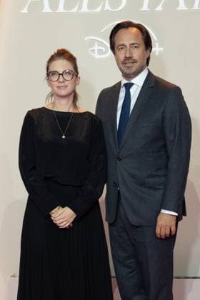 All s Fair Disney+ Paris Serie Premiere NB Aurore Bergé and Grégory Besson-Moreau attends the All s Fair Disney+ Serie Premiere at Maison de La Chimie on October 21, 2025 in Paris, France. Photo by Nasser Berzane ABACAPRESS.COM Paris France  Copyright: xBerzanexNasser ABACAx