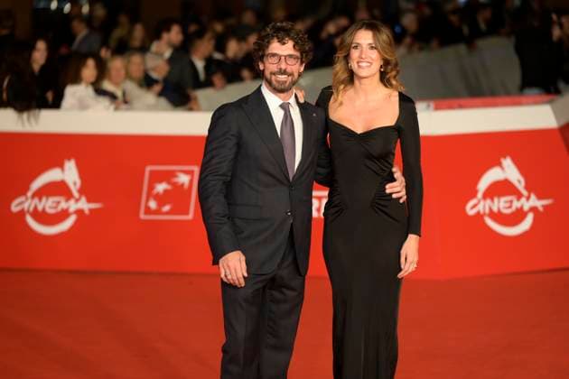 October 21, 2025, Rome, Italy: Francesco Montanari (l) and Federica Sorino (r) attend the Best movie worlds red carpet at Auditorium Parco della Musica during Rome Film Fest 2025. Rome Italy - ZUMAs197 20251021_aaa_s197_150 Copyright: xMarioxCartellix
