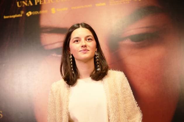 October 21, 2025, Madrid, Spain: Actress Blanca Soroa attends the red carpet of the film Los Domingos at the MK2 Cine Paz in Madrid. Madrid Spain - ZUMAs197 20251021_aaa_s197_410 Copyright: xMarcoxBaradax