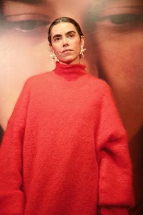 October 21, 2025, Madrid, Spain: Actress Rocio Leon attends the red carpet of the film Los Domingos at the MK2 Cine Paz in Madrid. Madrid Spain - ZUMAs197 20251021_aaa_s197_442 Copyright: xMarcoxBaradax