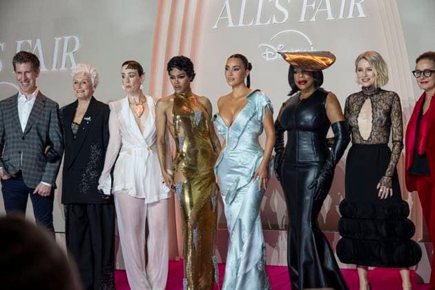 Glenn Close, Sarah Paulson, Teyana Taylor, Kim Kardashian, Niecy Nash Betts, Naomi Watts at the All s Fair Disney Premiere at Maison de la Chimie in Paris on October 21, 2025, K Kardashians birthday 45 years Yehiel Chekroune Bestimage All s Fair Disney Premiere at Maison de La Chimie on October 21, 2025 in Paris, France Paris France  Copyright: xYehielxChekrounex xBestimagexYehielxChekrounex xBestimagex
