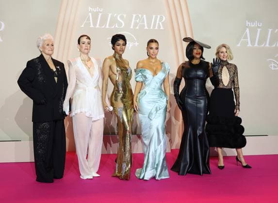 All s Fair Disney+ Premiere Glenn Close, Sarah Paulson, Teyana Taylor, Kim Kardashian, Niecy Nash-Betts and Naomi Watts attend the All s Fair Disney+ Premiere at Maison de La Chimie on October 21, 2025 in Paris, France.  Copyright: xDFYx