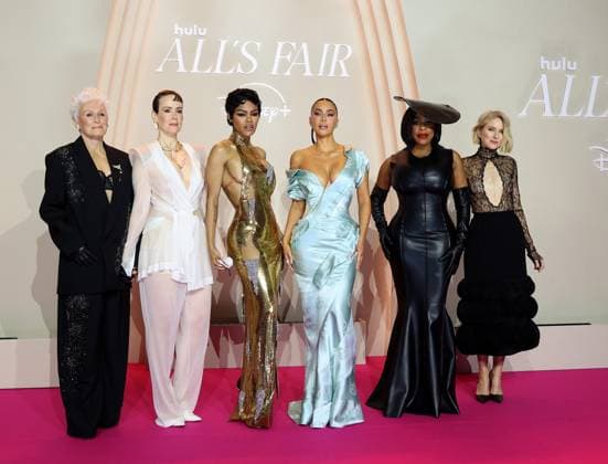 All s Fair Disney+ Premiere Glenn Close, Sarah Paulson, Teyana Taylor, Kim Kardashian, Niecy Nash-Betts and Naomi Watts attend the All s Fair Disney+ Premiere at Maison de La Chimie on October 21, 2025 in Paris, France.  Copyright: xDFYx