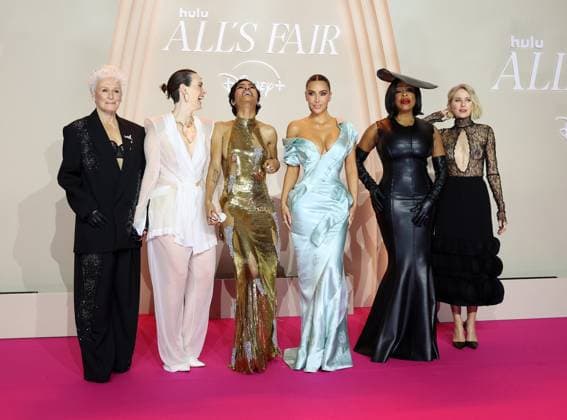 All s Fair Disney+ Premiere Glenn Close, Sarah Paulson, Teyana Taylor, Kim Kardashian, Niecy Nash-Betts and Naomi Watts attend the All s Fair Disney+ Premiere at Maison de La Chimie on October 21, 2025 in Paris, France.  Copyright: xDFYx