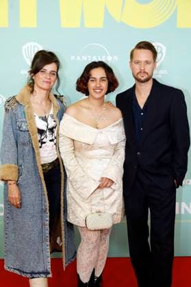 Nora Tschirner, Jerusha Wahlen and Florian Dietrich at the premiere of the movie No Hit Wonder at Mathäser Filmpalast Munich, 21 10 2025 Foto:xAgenturxWehnertx xGränzdörferx xFuturexImagex wonder_5025